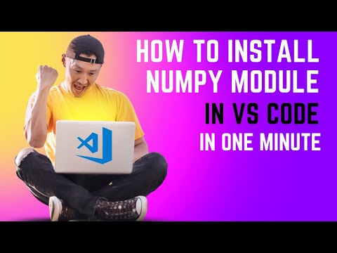 How to install numpy module in VS Code #Python #VSCode
