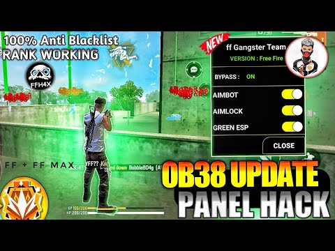 NEW OB38 PANEL HACK ❗️ PANEL INJECTOR FF + FF MAX ❗️ MOBILE HACK ❗️BR,CS RANK WORKING PANEL HACK.