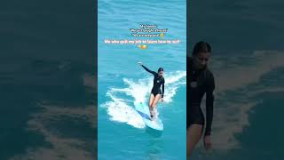 Different priorities 😅🤷‍♀️ #beginnersurfer #learntosurf #learningtosurf