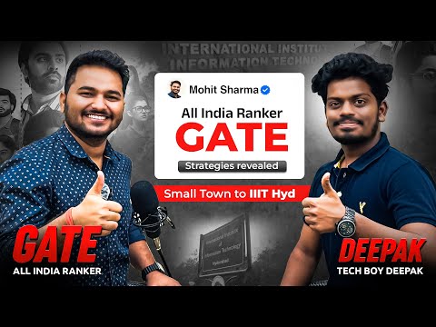 2025 GATE strategies revealed by All India Ranker || Mohit Sharma