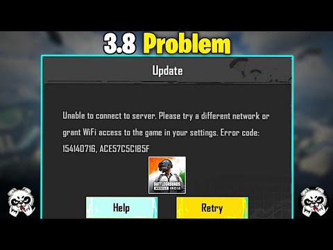 Unable to Connect Server Problem After Update 3.8 | BGMI Login Network or WiFi Problem 2025 ✅ BGMI