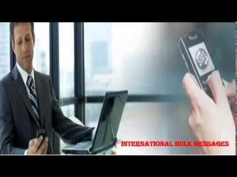 International Bulk SMS Gateway Services API - XML - SMPP - Messaging & Texting software