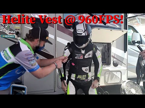 Thunderhill West Front View, Helite Vest Activation 960FPS, my ALMOST High Side