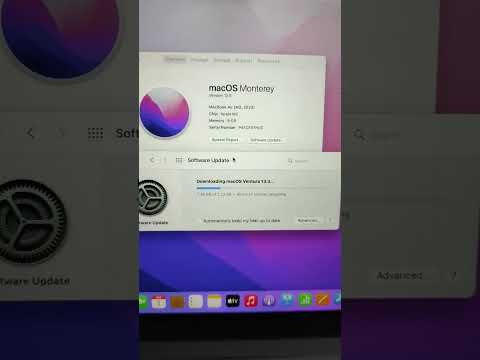 Upgrading to Ventura OS from Monterey #apple #macbook #update