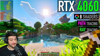 RTX 4060 - Minecraft with Shaders - Path Tracing Tested!