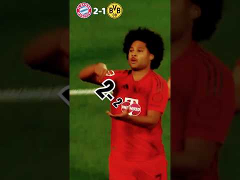 FC Bayern Munich vs Borussia Dortmund Der Klassiker Bundesliga #football #germany 2-2
