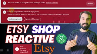 How To Fix Suspended Shop On Etsy | Reactivate Account - How To Recover Suspended Etsy Account 2024