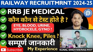 RAILWAY MEDICAL🔥/RRB JE MEDICAL complete information #rrbjecbt2 #rrbje #rrb #medical #railway #kunal