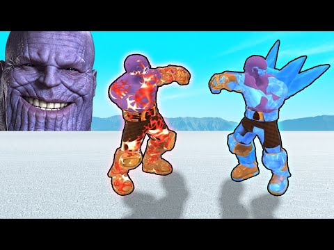 Fire Thanos VS Ice Thanos