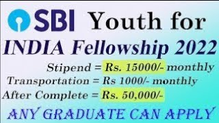 sbi fellowship online apply 2022 #shareworkmanoj #manojday #bank jobs#part time work