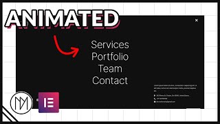 Make this Full Screen Animated Menu - Elementor & GSAP Tutorial