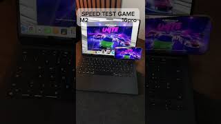 MacBook Air M2 vs iPhone 16 pro - Speed Test Game #macbookairm2 #iphone16pro #game