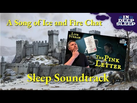 A Song of Ice and Fire Sleep Video | Pink Letter | 2h talking with wind & snow ASMR, 8h fades black