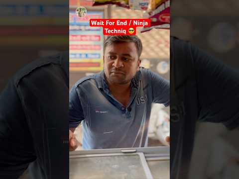 Ninja Technique 😜 #feedshorts #ninja #technique #comedy #Note #funny #market #dukandar #mintooram
