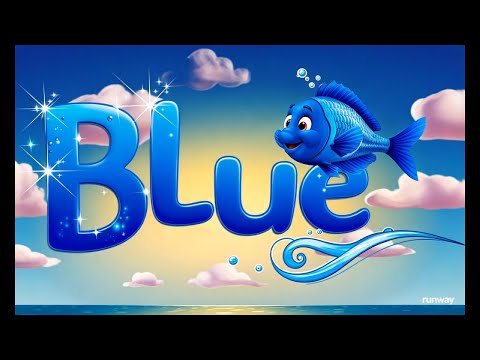 Blue Sky and Blue Fish | Fun Children’s Song About the Color Blue