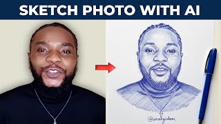 AI Art Tutorial: Create Realistic Ballpoint Pen Sketches with AI (Photorealistic Digital Art!)