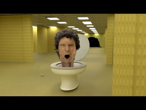 Skibidi Toilet noclipping into the Backrooms?