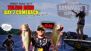 Saved My Season With a Rally Bag! - 2023 Bassmaster Open Toledo Bend (Tournament days 1-2)