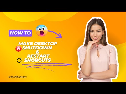 Shutdown and Restart Shortcut's on Desktop || Windows 10 ,11 Shutdown & Restart Desktop Shortcut
