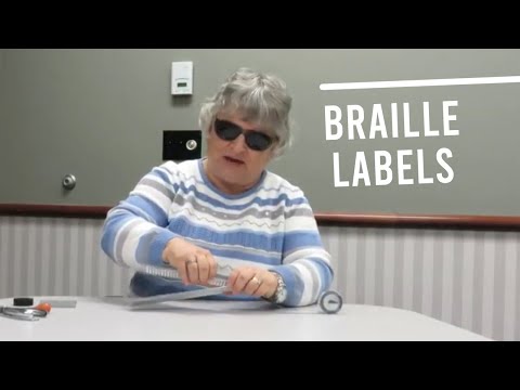 Making Braille Labels
