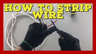 How to strip wire - Conductor strip - The Electrical Guide