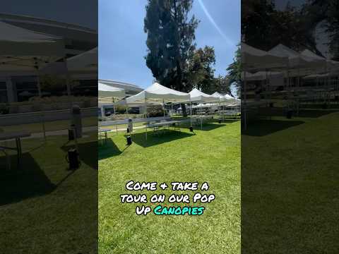 Pop-UpCanopy | Party Rentals #tent #partyrentals #canopy #drapes #communitysupport