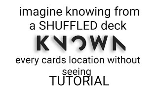 stacked deck GIMMICK box card trick revealed "known" by the gaffed academy