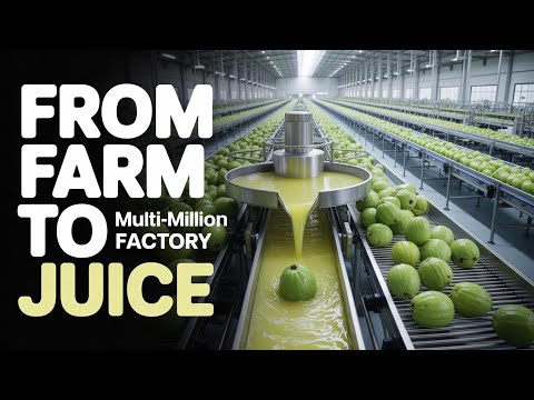 Inside The Multi-Million Dollar Guava Processing Factory: From Farm To Fresh Juice Bottle