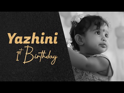First Birthday Video - Yazhini | Baby Girl