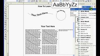 How to Learn Text Tool Using CorelDRAW