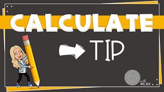 How to Calculate Tip
