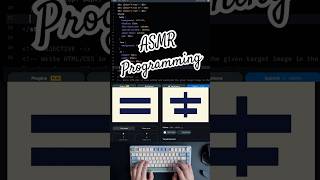 ASMR CSS Battle 22nd September #coding #asmr #cssbattle #aulaf75 #webdev #keyboard #html #creative