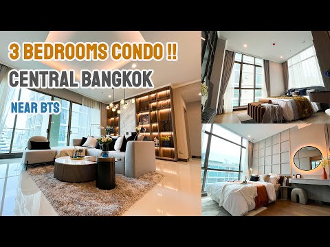 The biggest 3 bedroom condo in Bangkok!! | Condo Tour