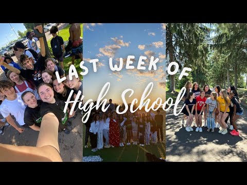 LAST WEEK of HIGH SCHOOL Vlog | Senior Sunrise, Pond Jump, Awards & More! | Abigail Grace