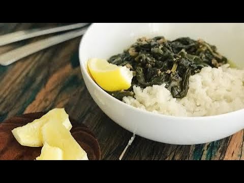Make Middle Eastern spinach stew with me