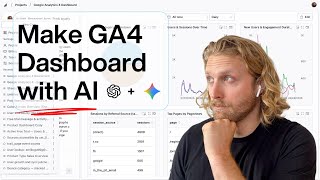 Creating a Google Analytics 4 Dashboard With AI in 5 Minutes