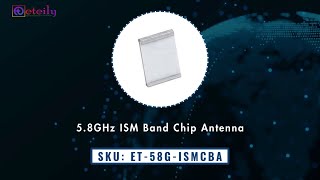 5.8GHz ISM Chip Antenna | High-Frequency Performance #chipantenna #5_8ghz #ismband #wirelesstech
