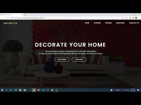 Designing a website header in Hindi for beginners - VSClass Online | Header Design