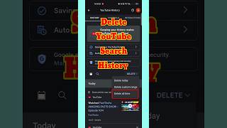 How To Clear YouTube Search History ||  Clear Search Data || #shorts#viral