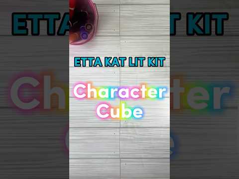 Etta Kat Lit Kit: Character Cube Mat #SOR #earlyliteracy #prek #reading #kindergartenactivities
