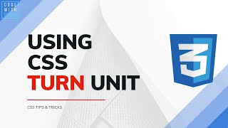 CSS Tips and Tricks (Part 2): Using CSS turn unit for bigger rotations #Shorts
