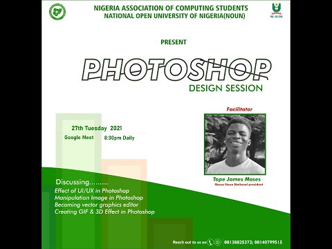 NACOS NOUN PHOTOSHOP DESIGN SESSION