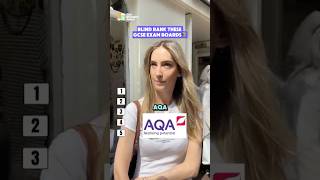 Is AQA better than Edexcel?? 🤔#aqa #edexel #ocr #gcses #gcsestudent #alevels #sixthfrom