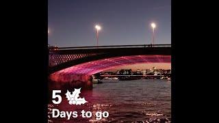 Illuminated River's Christmas Countdown - Blackfriars Bridge