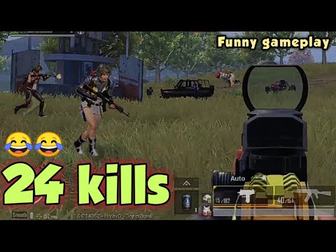 24 Kills in Erangle 2.0 Funny Gameplay by Waji Gaming