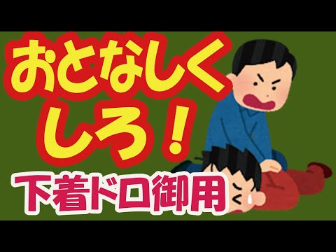 【必見】囮の下着で迷惑な下着ドロをランドリー管理者が現行犯逮捕したお話！お見事。超ザックリ・現行犯逮捕の解説つき。
