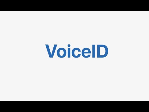 Ad for Voice ID