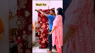 When a girlfriend has to hide from her wife😜 Crazy wife and Husband 😡 Adi paavi #shorts