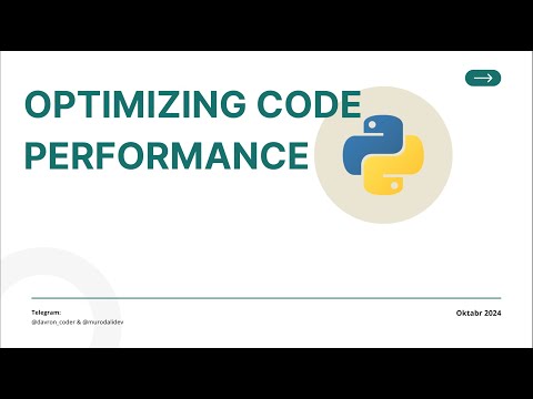 Optimizing Python Performance | Uz