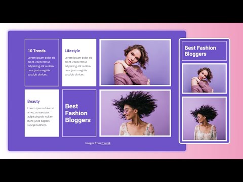 Create an Amazing Responsive Grid Layout with HTML & CSS Right Now!